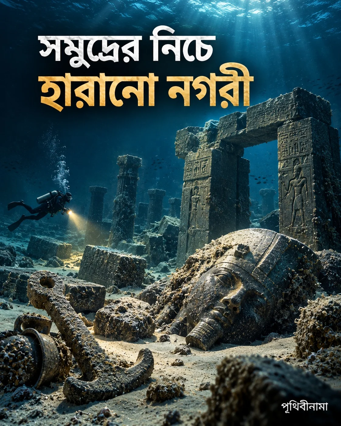 সমুদ্রের নিচে হারানো প্রাচীন মিশরের বন্দরনগরী — নিবন্ধের চিত্র