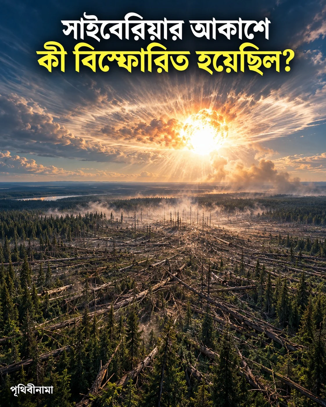 সাইবেরিয়ার আকাশে কী বিস্ফোরিত হয়েছিল? — নিবন্ধের চিত্র